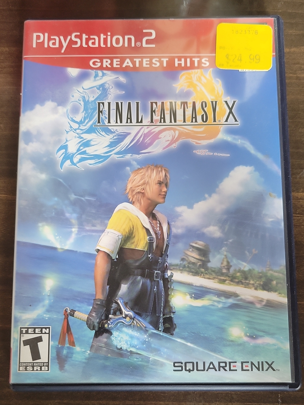 PlayStation 2 Final Fantasy X (Greatest Hits) - Blue/Yellow Cover